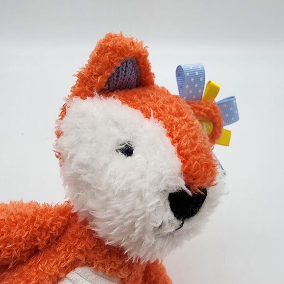 Make Believe Ideas Fox Plush 9" Orange Lovey Crinkle Foot Taggies Ear Toy 2021 - Picture 2 of 8